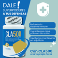 CLA 500 Colágeno Hidrolizado con Vitaminas en Discos Masticables