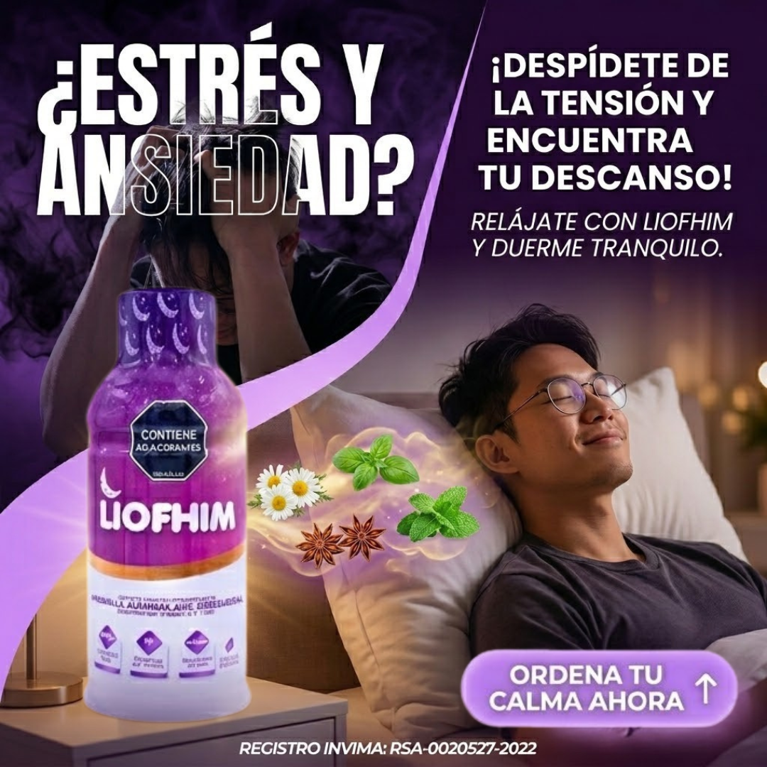 Liofhim Bebida Natural para Dormir con Manzanilla, Hierbabuena, Anís y Albahaca (500 ml)